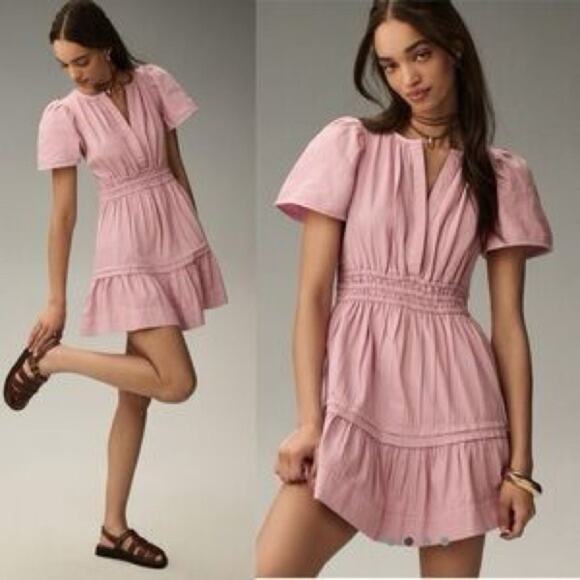 NWT Stitchshop Pink Mini Dress XL - Picture 1 of 5